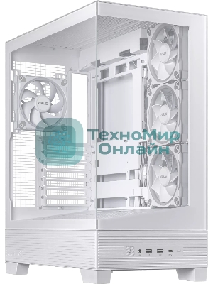Корпус ASUS A31 Plus White, Midi-Tower, белый, 4 x 120 мм