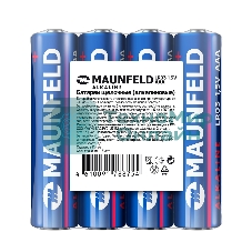 Батарейки Maunfeld Alkaline ААА(LR03 MBLR03-SR40, спайка 4 шт., 1.5 В