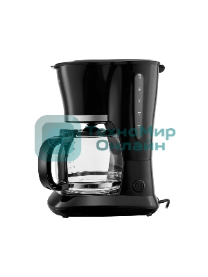 Кофеварка капельная Maunfeld MF-732BK черный, исп. кофе - молотый, 1,5 л, 1000 Вт