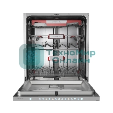 Встраиваемая посудомоечная машина Kuppersberg, High-Tech, 60 см, 15 комплектов, 3 корзины, 7 программ, конденсационная сушка, автоматическое открывание двери, LED подсветка, сенсорное управление, инверторный мотор, энергоэффективность А+++