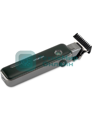 Триммер Hyundai H-HT6070 зеленый (насадок в компл:3шт)