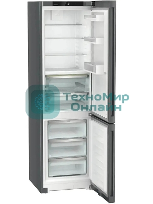 Холодильники Liebherr CBNdgc 5723-20 001 Plus темно-серый двухкамерный 255/94л морозилка снизу