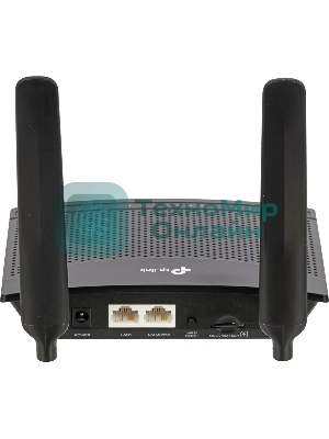 Роутер беспроводной TP-Link TL-MR100 N300 10/100BASE-TX/4G(3G) cat.4 черный