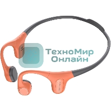 Наушники Mojawa Aerra Activa ENC черно-оранжевый, костная проводимость, Bluetooth, до 8 ч