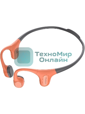 Наушники Mojawa Aerra Activa ENC черно-оранжевый, костная проводимость, Bluetooth, до 8 ч