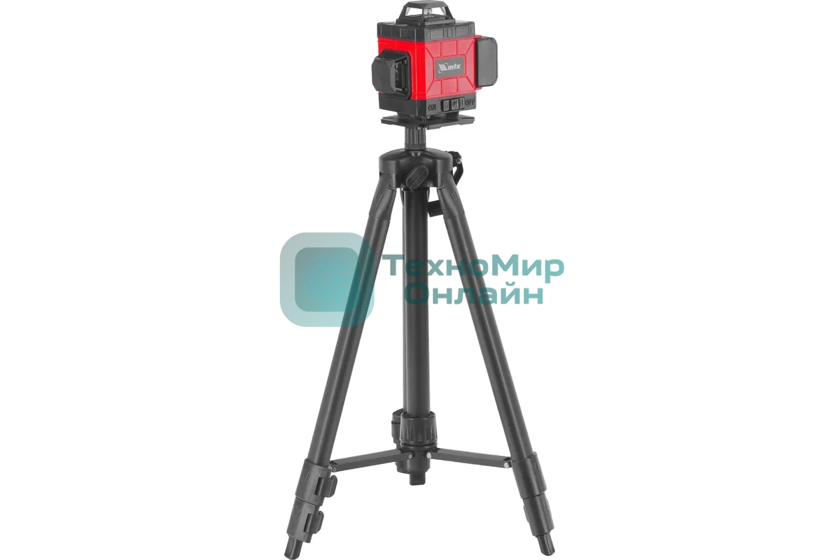 Лазерный уровень м-призм. MTX ML 360-4 Pro SET, 30 м, акк. Li 3000 мА·ч, состоит из 2 частей