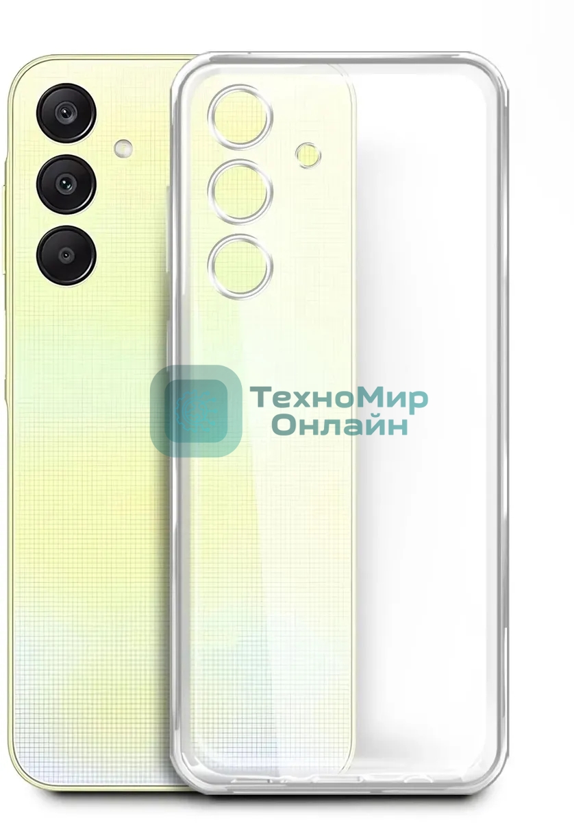 Чехол (клип-кейс) BoraSCO для Samsung Galaxy A25 прозрачный (72886)