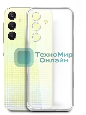 Чехол (клип-кейс) BoraSCO для Samsung Galaxy A25 прозрачный (72886)