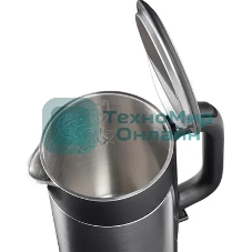 Чайник электрический Panasonic NC-CWK51 1.7 л, 1500 Вт, нержавеющая сталь/черный корпус: полупропилен/нержавеющая сталь