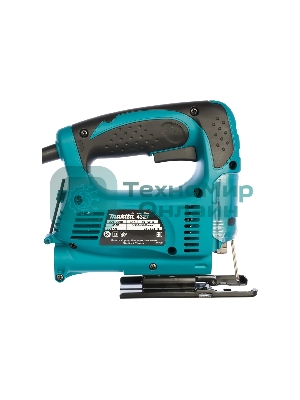 Лобзик электрический Makita 4327 Лобзик,в\рук, 450Вт,500-3100об\м,ход-18мм,рез-65мм,1.8кг,кор