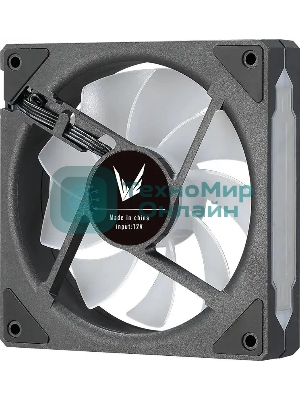 Вентилятор для корпуса Formula Floe 12BK ARPW Reverse ARGB черный, 120 мм, 1500 об/мин, 20.15 дБ, 4 pin