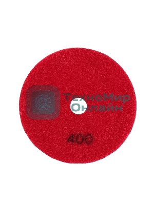 Круг PATRIOT алмазный гибкий шлифовальный АГШК Ø100 мм P400 - вод.охл.