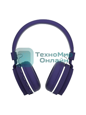 Беспроводные наушники MORE CHOICE HW15 фиолетовый, накладные, Bluetooth, до 6 ч