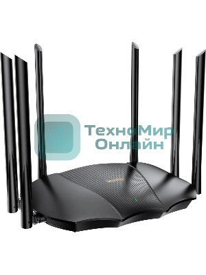 Двухдиапазонный гигабитный Wi-Fi роутер Tenda TX3000 Pro AХ3000, до 574 Мбит/с на 2,4 ГГц + до 2402 Мбит/с на 5 ГГц