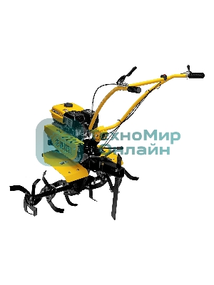 Мотоблок Denzel DPT-270SB, 7 л.с., ремен.сцеп, фрез 3х4, ШОМ, без колес, передачи 2В/1Н