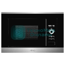 Встраиваемая микроволновая печь Monsher MMH 201 BX 60 см, 20 л, 8 автоматических кулинарных программ, 5 режимов мощности, функция размораживания по весу полуфабрикатов или по времени, черный и нерж.