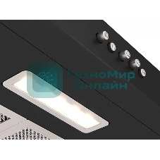 Вытяжка подвесная Elikor ECO BK 60 черная, 59.5 см, 400 куб. м/ч, 55 дБ