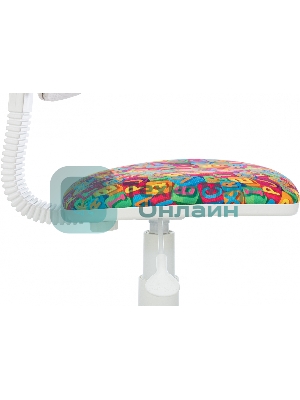 Кресло Бюрократ CH-W299 белый, сетка, 120 кг