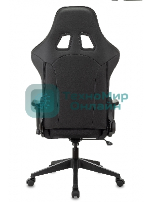 Кресло Бюрократ VIKING 4 AERO BLACK EDITION черный, экокожа, 120 кг, механизм качания