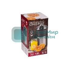 Соковыжималка ENERGY EN-227USB черный/серебристый, цитрусовая, 80 Вт, 300 мл, механическое