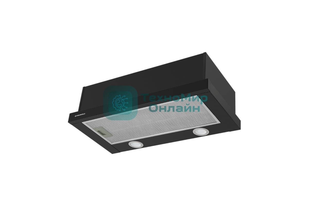 Вытяжка встраиваемая Maunfeld VS Fast 60 черный, 60 см, 850 куб. м/ч, 47 дБ