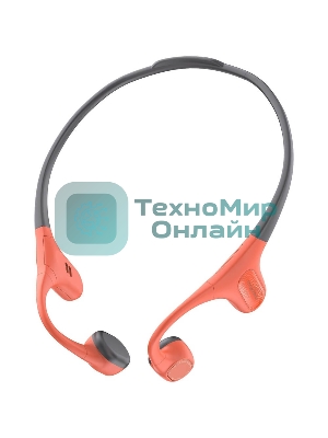 Наушники Mojawa Aerra Activa ENC черно-оранжевый, костная проводимость, Bluetooth, до 8 ч