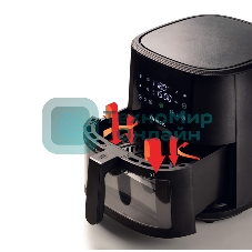 Аэрофритюрница Ariete 4630/00 черный, 1500 Вт, 9 л, сенсор, 8 программ