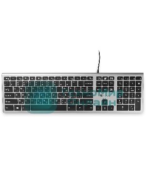 Клавиатура Oklick 890S проводная, USB Type-A, серый