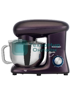 Миксер планетарный Starwind SPM7168 1600 Вт, ежевичный