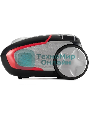 Пылесос Hyundai HYV-B4995 черный/красный, 400/2220 Вт, уборка сухая, пылесборник мешок 2.5 л