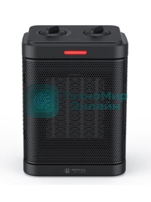 Тепловентилятор Royal Clima Notte RFH-N1500DC-BL черный, 1500 Вт, 20 м2, термостат