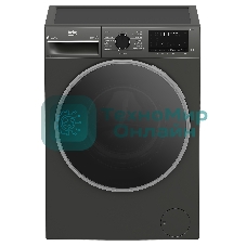 Стиральная машина Beko B3WFR57H2A черный, загрузка фронтальная 7.5 кг, 1200 об/мин., класс: А