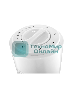 Колонный вентилятор BRAYER BR4952WH, механич.упр., вращение 90°, мощность 50Вт, защита от перегрева