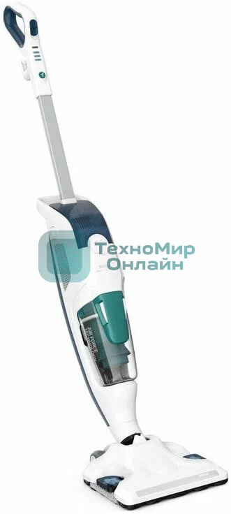 Пылесос Tefal Clean&Steam VP7751WH, белый, 1500/1500 Вт, уборка влажная/комбинированная/паром/сухая, пылесборник контейнер 0.3 л