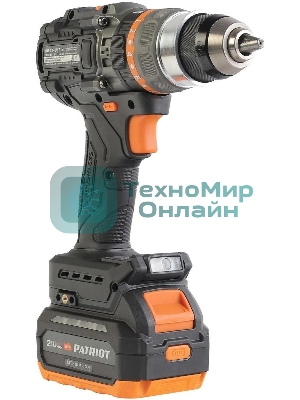 Дрель-шуруповерт Patriot BR 224UES-h, 21 В, 4 Ач, 150 Нм, бесщеточный