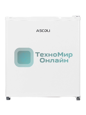 Холодильник Ascoli ASRI50 белый однокамерный 44/2л морозилка сверху