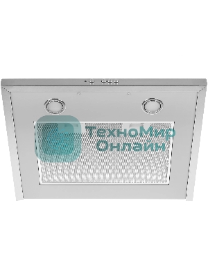 Вытяжка каминная Elikor Вента 60Н-650-К3Д серебристый, 59 см, 650 куб. м/ч, 56 дБ