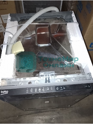 (Из ремонта) Встраиваемая посудомоечная машина 45CM BDIS1W861 7620398335 BEKO ( Потертости . Вмятина сзади . Поврежденная левая ножка ))