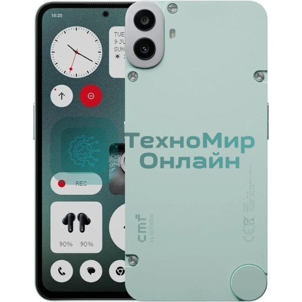 Смартфон NOTHING CMF Phone 1, 8/256Gb, зеленый