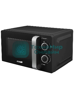 Микроволновая печь Renova MMS-20B1 черный, 20 л, 700 Вт, переключатели - поворотный механизм