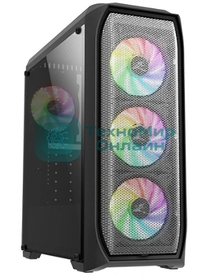 Компьютерный корпус ZALMAN N5 MF, ATX, черный, WINDOW, 1x5.25