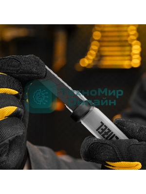 Лезвия Denzel 18 мм, сталь SK4 - 0,5 мм, супер острые, 5 шт.