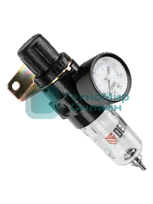 Фильтр-регулятор Denzel FR1500, 10 бар, 1500 л/мин, 1/4