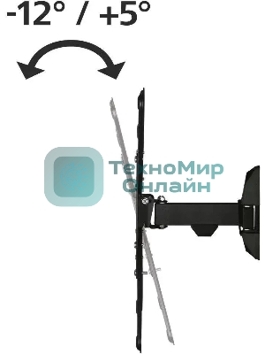 Кронштейн для телевизора Hama 00220823 черный 32