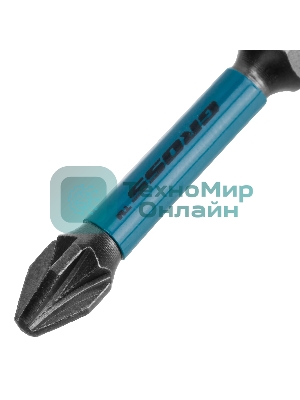 Набор бит Gross торсионных PZ2x50 мм, для ударных шуруповертов, отрывн., 10 шт.