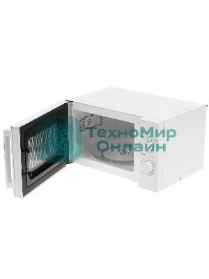 Микроволновая печь Midea MM720CY6-W белый, 20 л, 700 Вт, переключатели - поворотный механизм