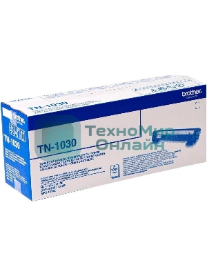 Картридж лазерный Brother TN1030 черный (2 500 стр.) для Brother HL-1110E/HL-1112E/HL-1210WE/HL-1210WE/HL-1212WE/DCP-1510E/DCP-1512E/DCP-1610WE/DCP-1612WE/MFC-1810E/MFC-1910E