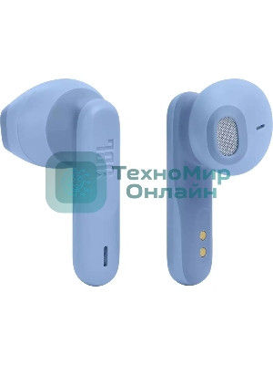 Наушники TWS JBL Wave Flex синий, вкладыши, Bluetooth, быстрая зарядка, до 8 ч
