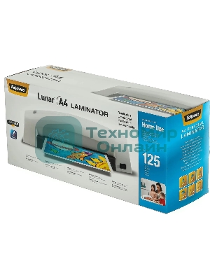 Ламинатор Fellowes Lunar FS-57156, 2 вала, A4, 80 мкм, 300 мм/мин