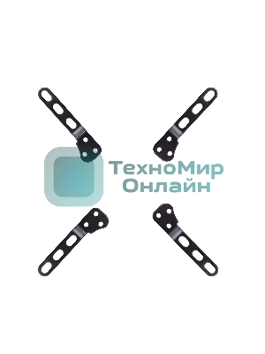 Удлинитель для кронштейнов Kromax ADAPTER-200, черный, 80 шт/уп, Адап. стал. унив. для TV, max VESA 200x200 мм., max вес 20 кг.